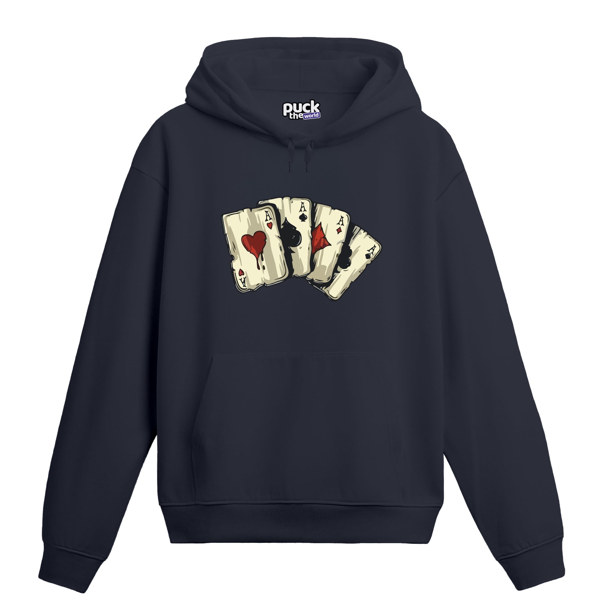 "Ace" - Lacivert Hoodie