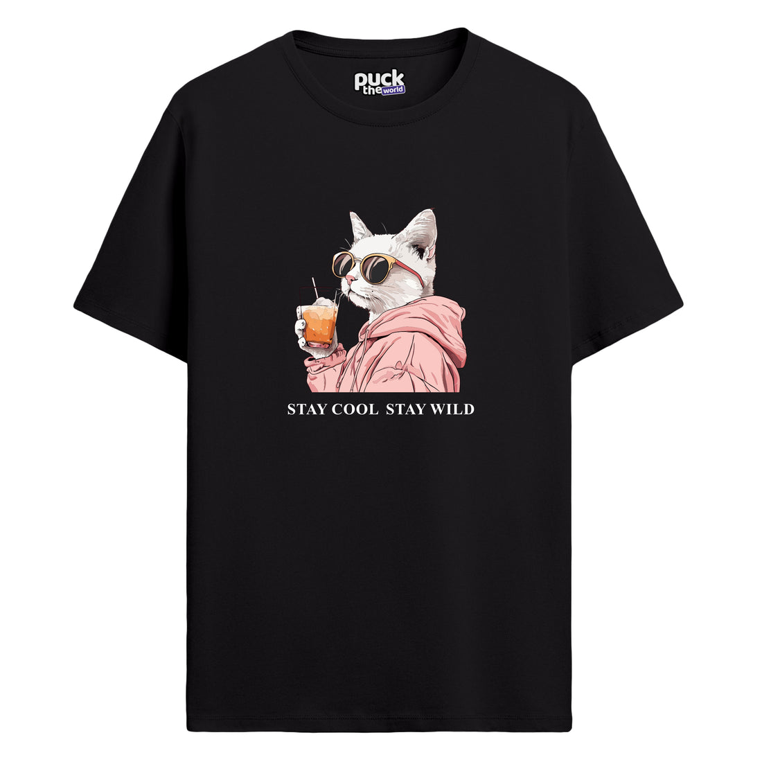 "Drunk Cat 2" - Regular T-shirt