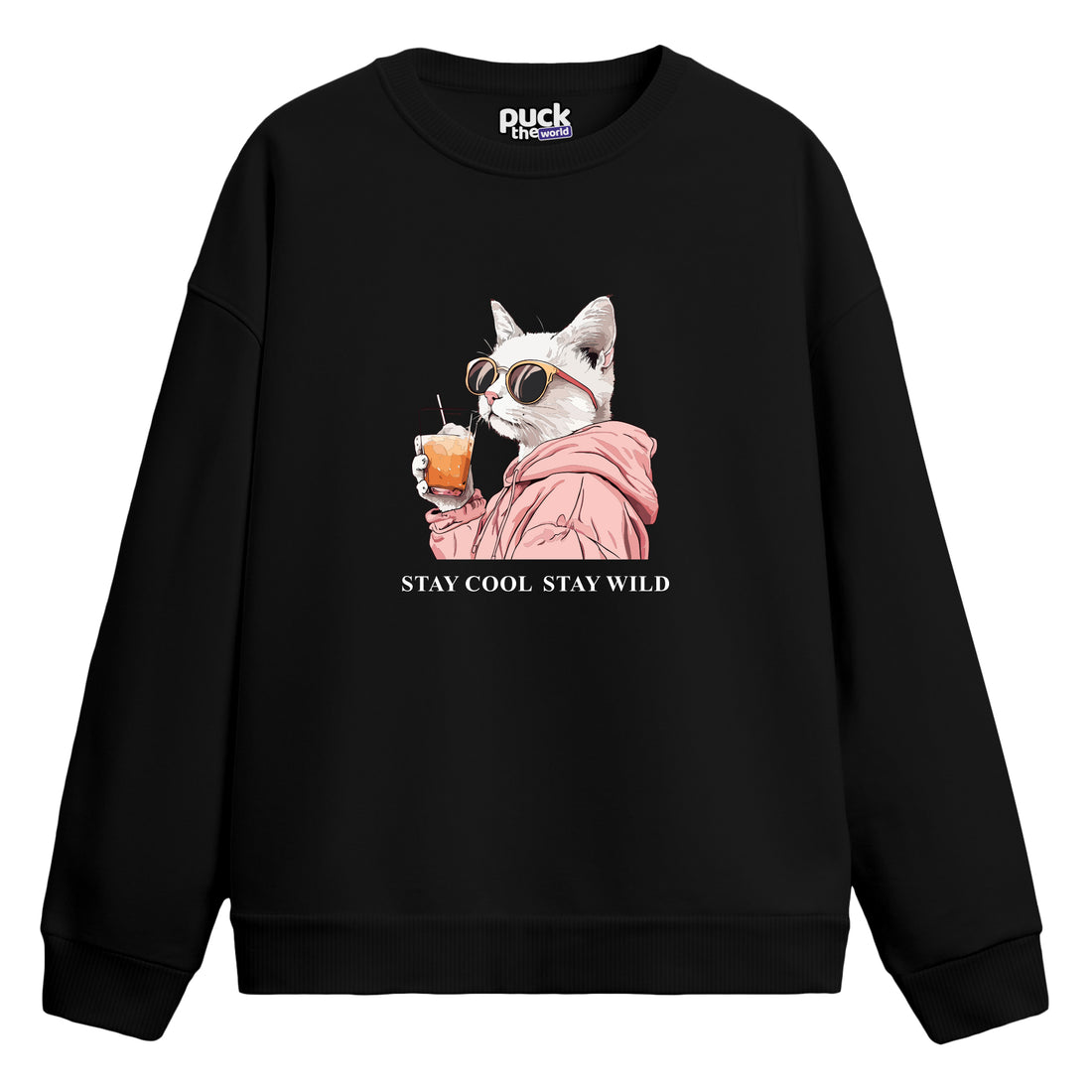 "Drunk Cat 2" - Sweatshirt