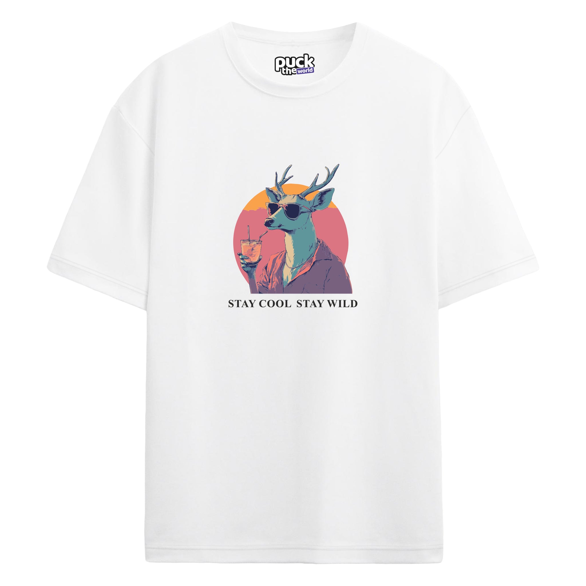 "Drunk Deer" - Oversize T-Shirt