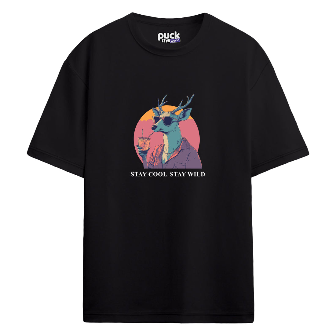 "Drunk Deer" - Oversize T-Shirt