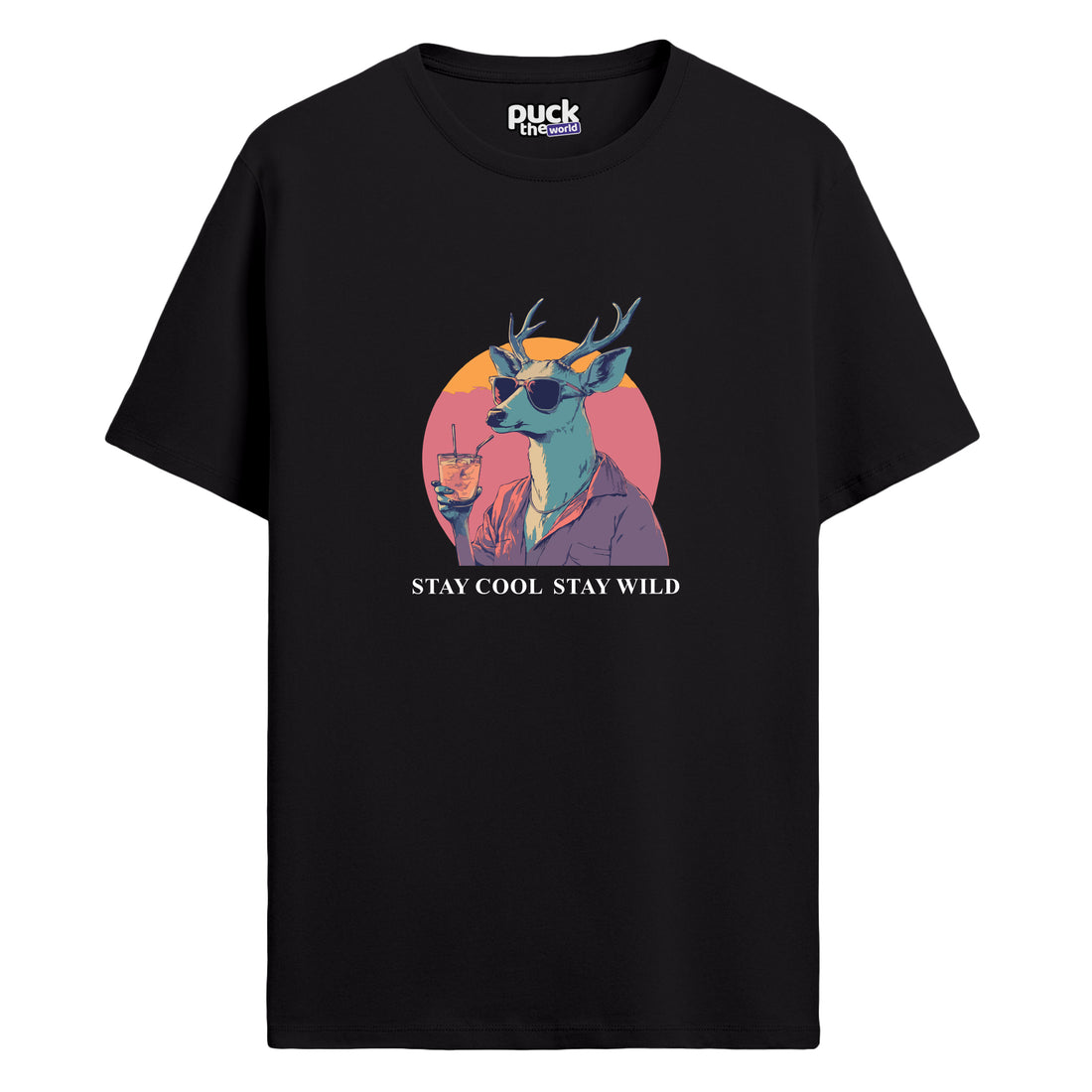 "Drunk Deer" - Regular T-shirt