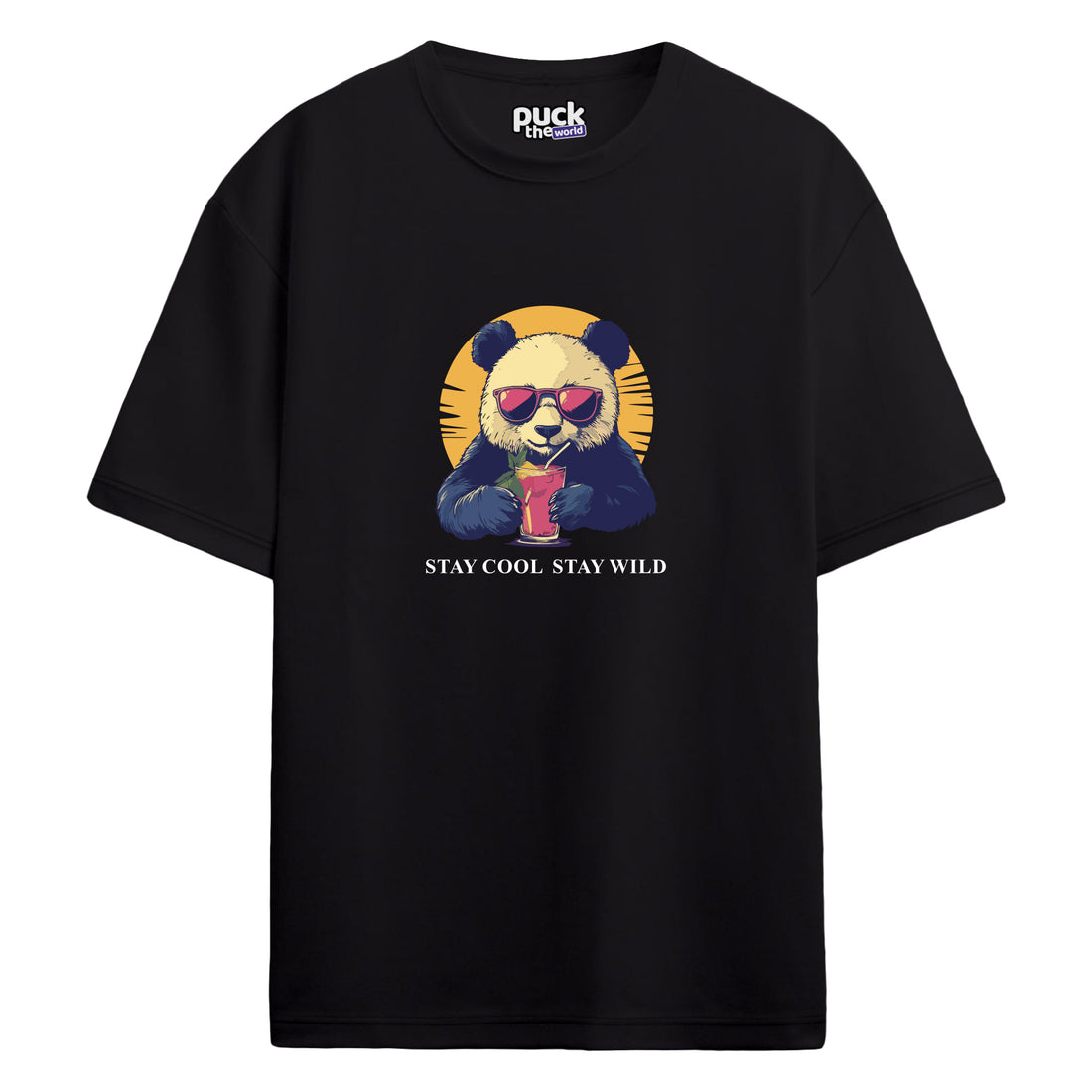 "Drunk Panda" - Oversize T-Shirt