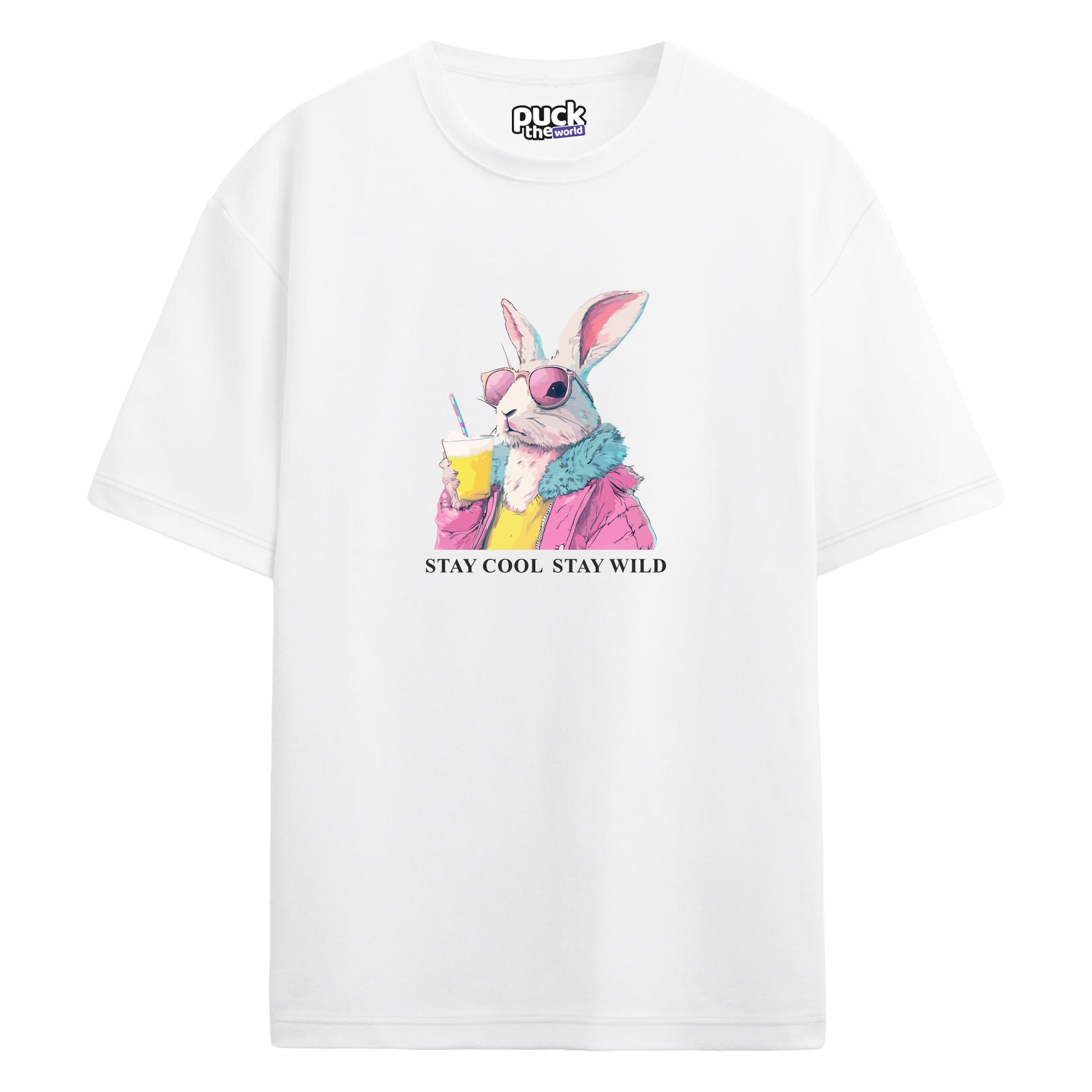 "Drunk Rabbit 3" - Oversize T-Shirt