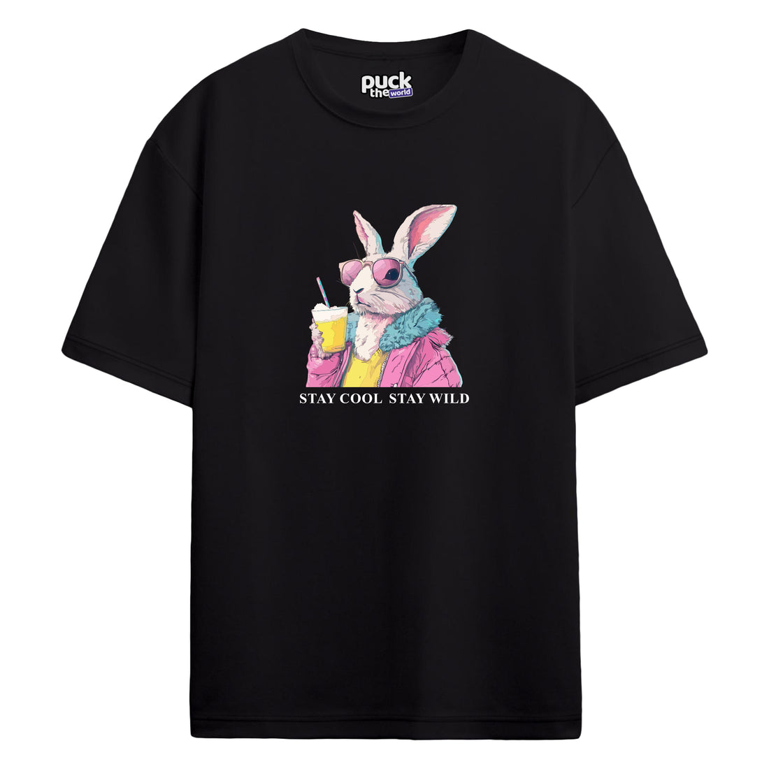 "Drunk Rabbit 3" - Oversize T-Shirt