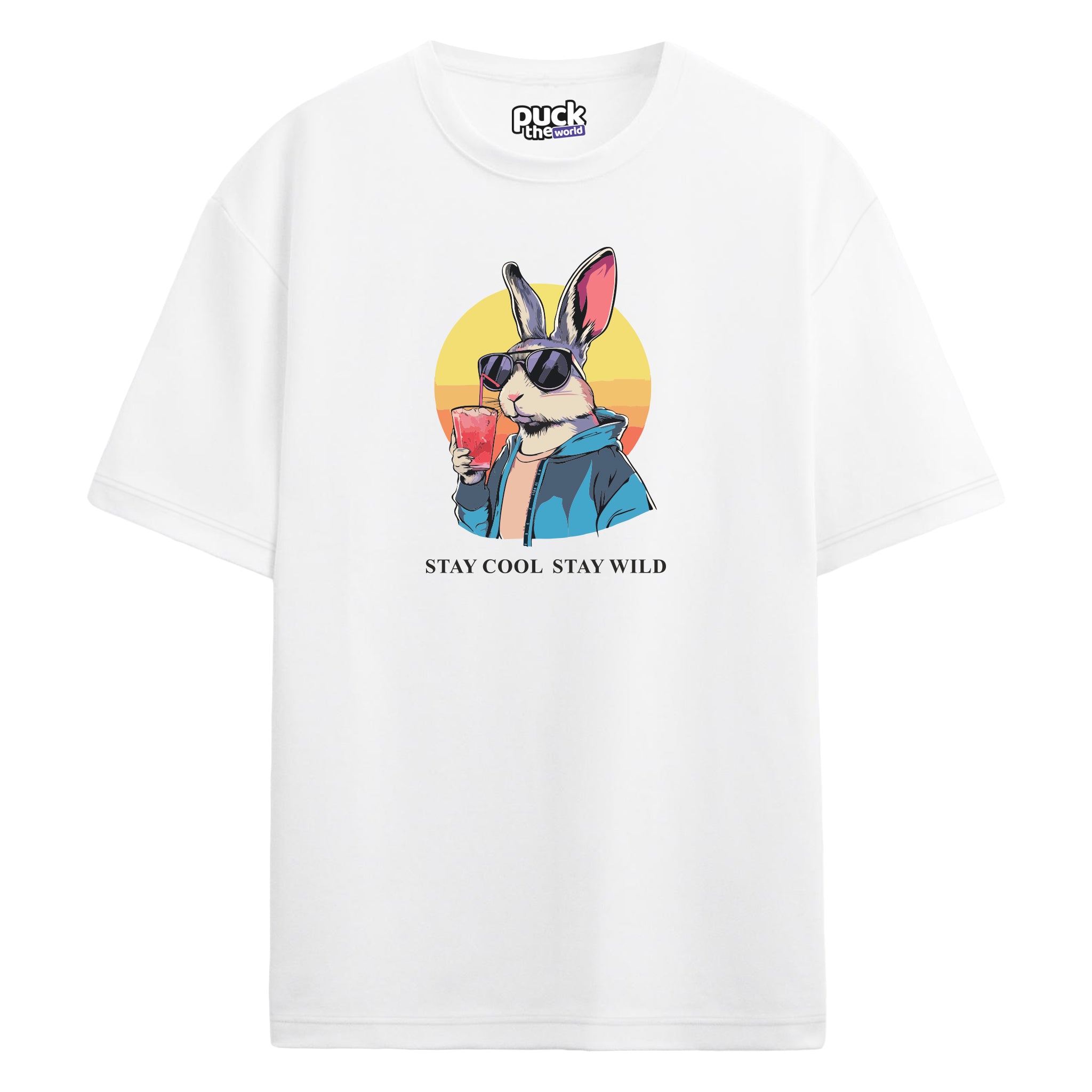 "Drunk Rabbit" - Oversize T-Shirt