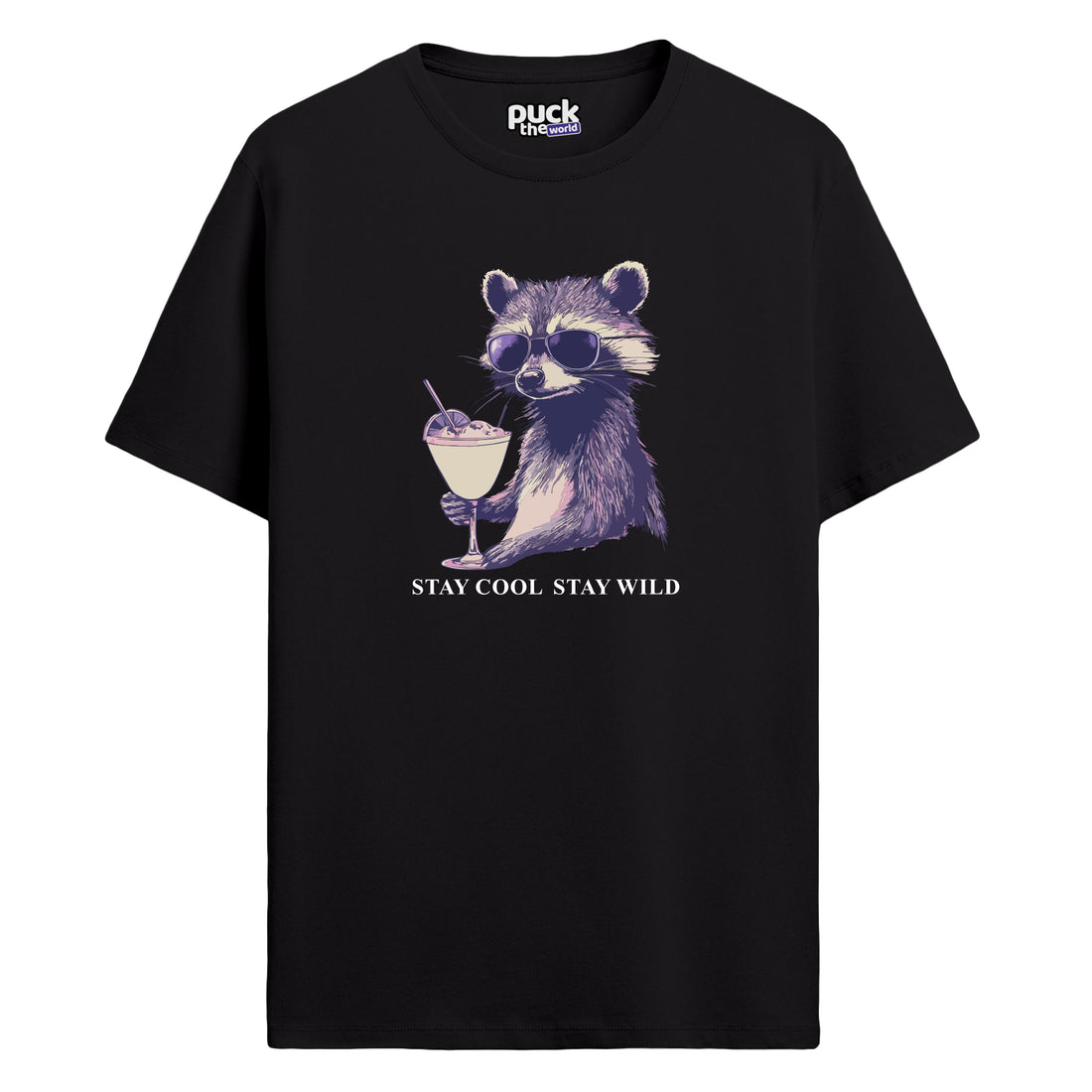 "Drunk Racoon" - Regular T-shirt