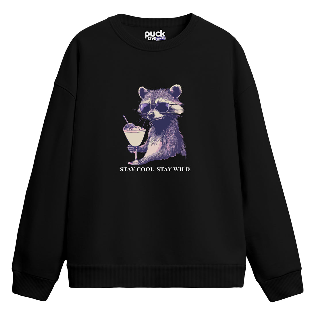 "Drunk Racoon" - Sweatshirt