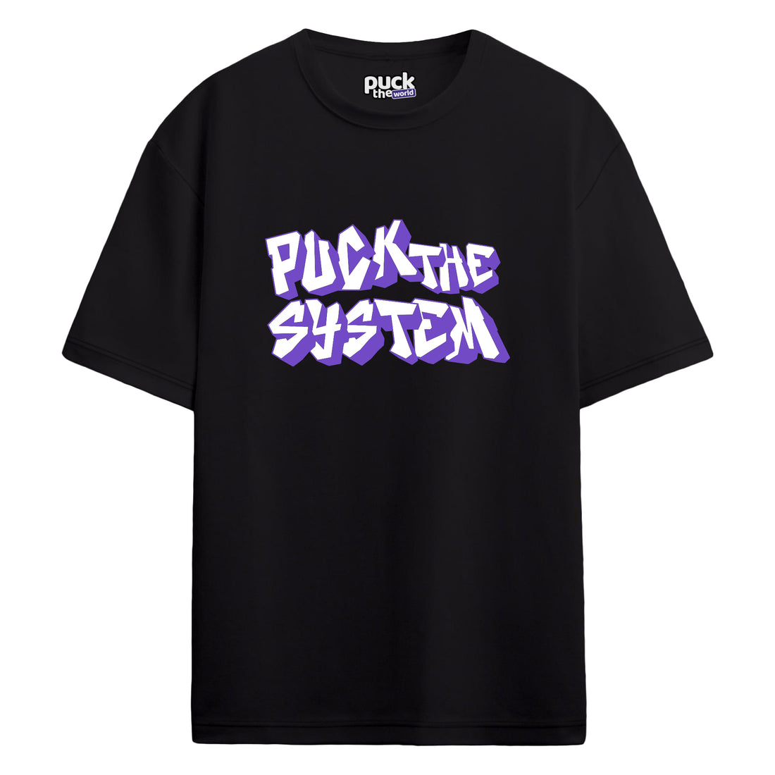 "Puck The System" - Oversize T-Shirt